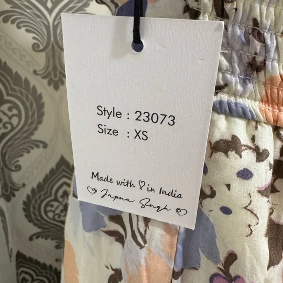 Floral Puff Sleeve Maxi Dress size XS - Picture 6 of 7